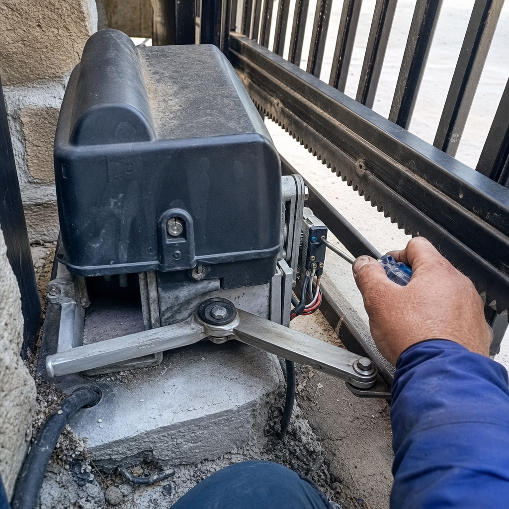 Gate motor and opener repair by technician