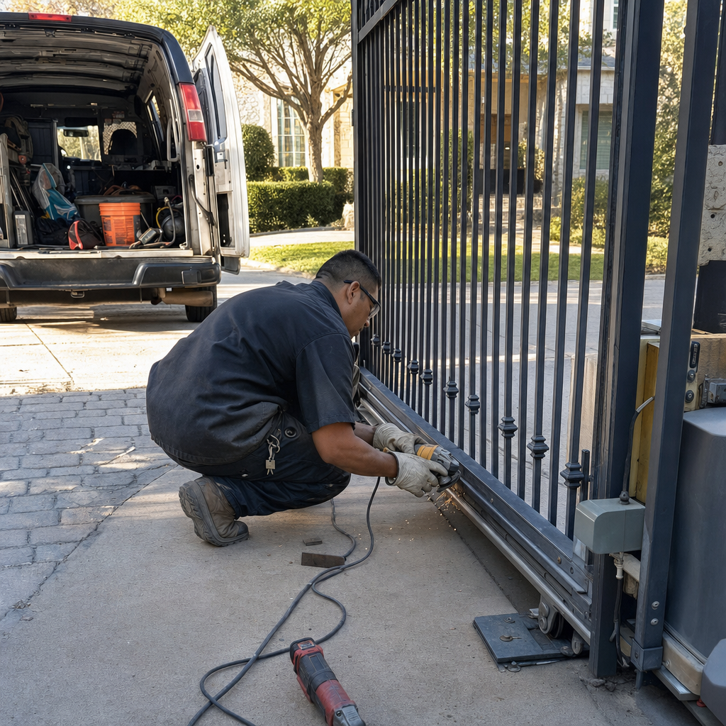 Gate Parts & Welding job in Frisco — photo 1